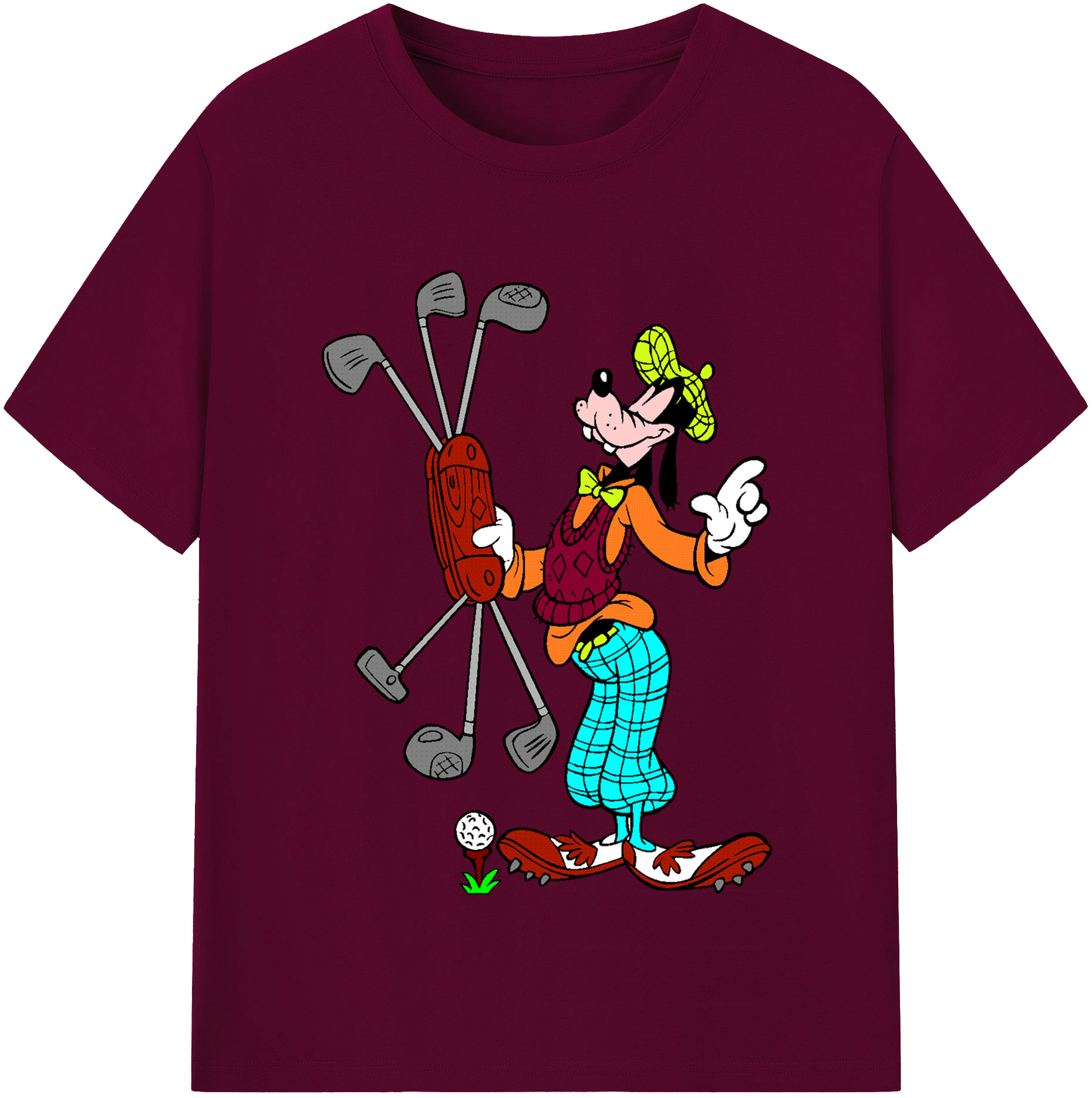 （画像用） ミッキーマウス Mickey Mouse レディースカジュアルプリントTシャツ（綿100％）